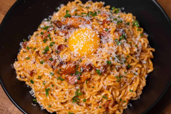 Ramen Carbonara, Perpaduan Unik Jepang dan Italia dalam Satu Mangkuk